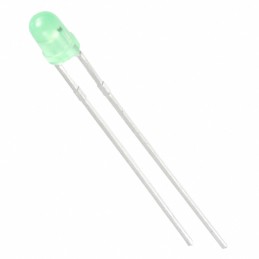 1 pcs : WP710A10SGD5V - LED GREEN DIFFUSED T-1 T/H