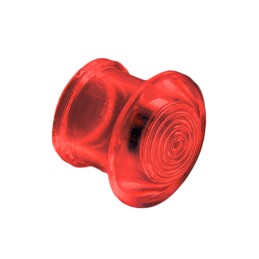 1 pcs : 4741 - LENS RED SNAP-IN