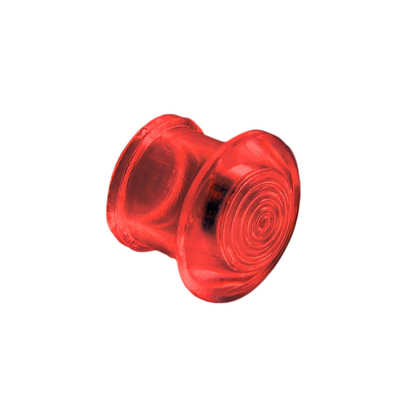 1 pcs : 4741 - LENS RED SNAP-IN