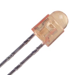 1 pcs : SLI-343DC3F - LED ORANGE CLEAR T-1 T/H