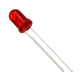 1 pcs : SLR-56VC3F - LED RED CLEAR T-1 3/4 T/H