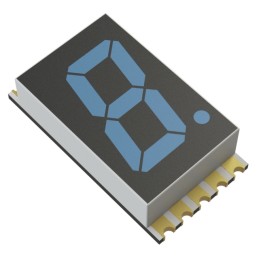 1 pcs : INND-SS56BAB - DISPLAY 7SEG 0.56' SGL BLU 10SMD