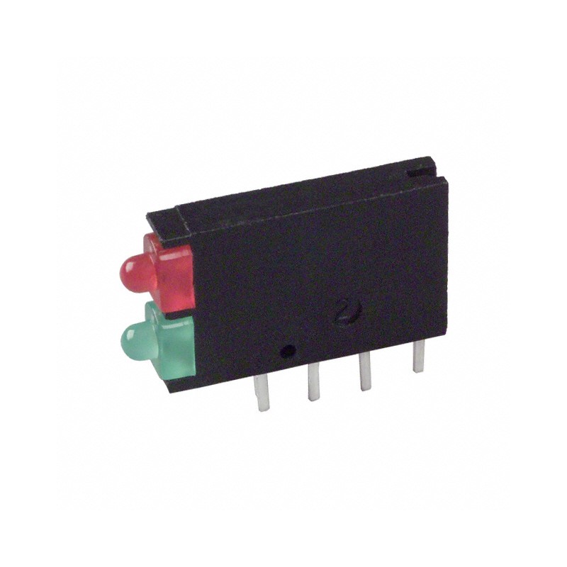 1 pcs : 5710112F - LED CBI 2MM BI-LVL GRN/RED RA