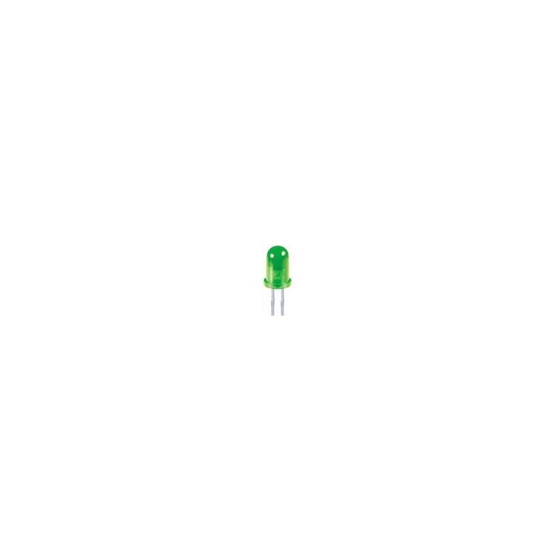 1 pcs : WP7113CGDK - LED GREEN DIFFUSED T-1 3/4 T/H