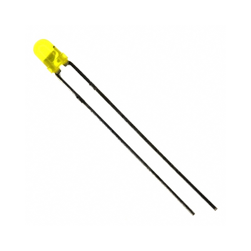 1 pcs : SSL-LX3044YD-12V - LED YELLOW DIFFUSED T-1 T/H