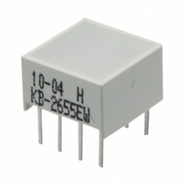 1 pcs : KB2655EW - LED LGT BAR 8.89MM SQ RED