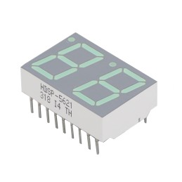 1 pcs : HDSP-5621-IJ400 - S4,0.56D,GRN,CA