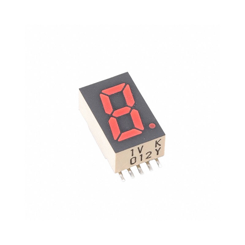 1 pcs : LF-3011VK - DISPLAY 7SEG 0.32' SGL RED 10SMD