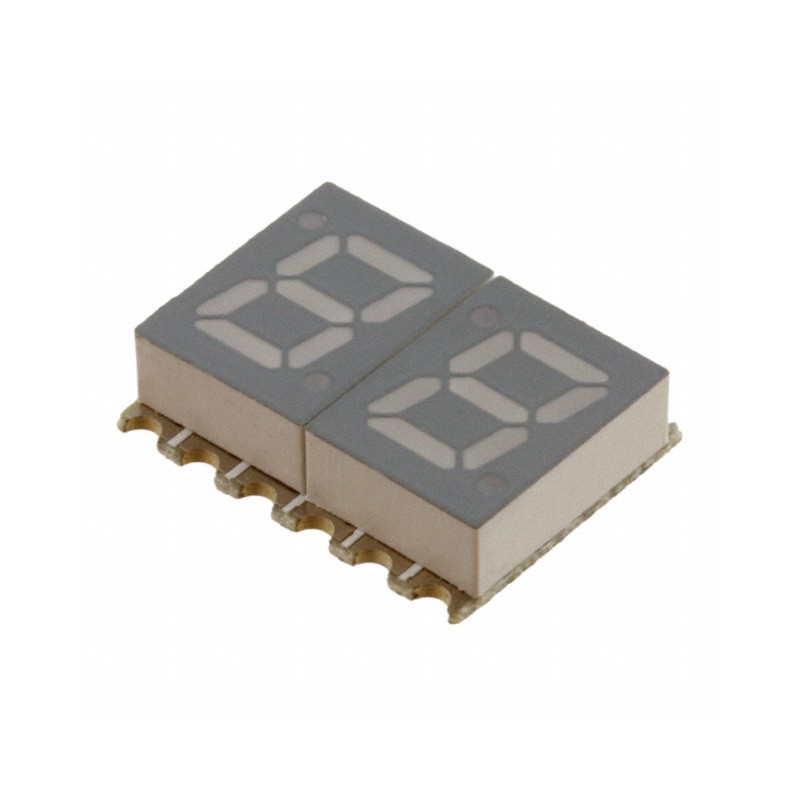 1 pcs : HDSM-291C - DISPLAY 7SEG 0.28' DBL RED 10SMD