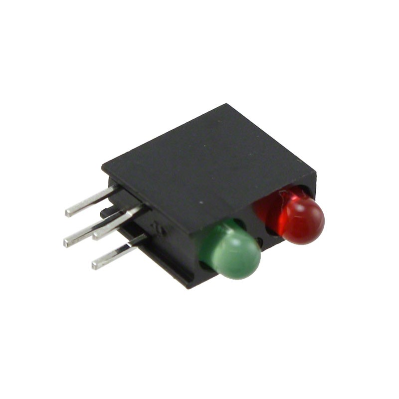 1 pcs : 5530212F - LED CBI 3MM BI-LVL GRN/RED RA