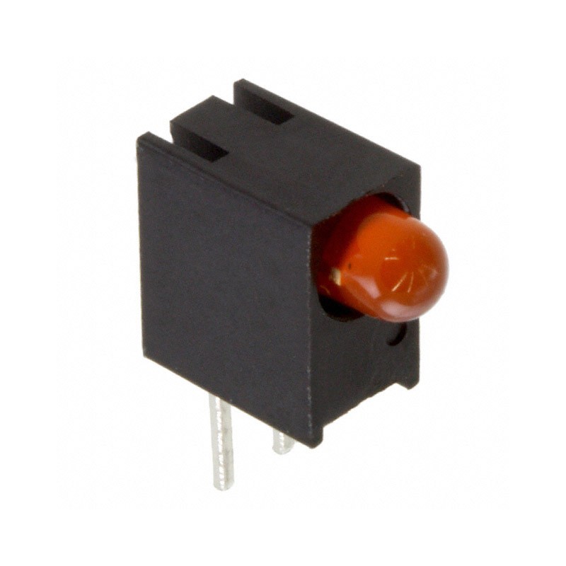 1 pcs : 5512507F - LED CBI 3MM ORNG RA PCMNT