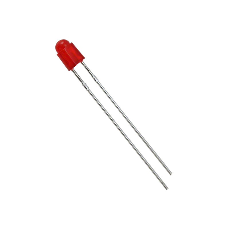 1 pcs : WP908A8ID - LED RED DIFFUSED T-1 T/H
