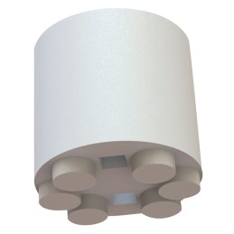 1 pcs : LEDS2M-900-01 - LED SPACER MOLDED (T1 3/4) .900'