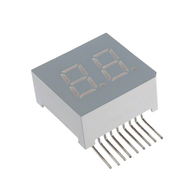 1 pcs : LDD-F304NI-RA - DISP 7SEG 0.3' DBL RED 9SIP RA