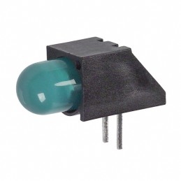1 pcs : 5501307F - LED CBI 5MM GRN RA PC MNT