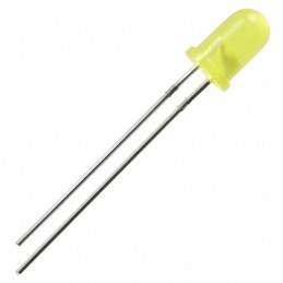 1 pcs : MV5354A - LED YELLOW DIFFUSED T-1 3/4 T/H