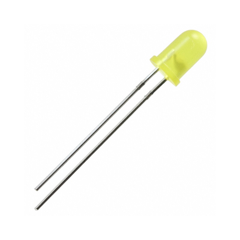 1 pcs : MV5354A - LED YELLOW DIFFUSED T-1 3/4 T/H