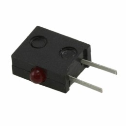 1 pcs : HLMP-6300-F0010 - LED CBI 1.91MM RED DIFF RA