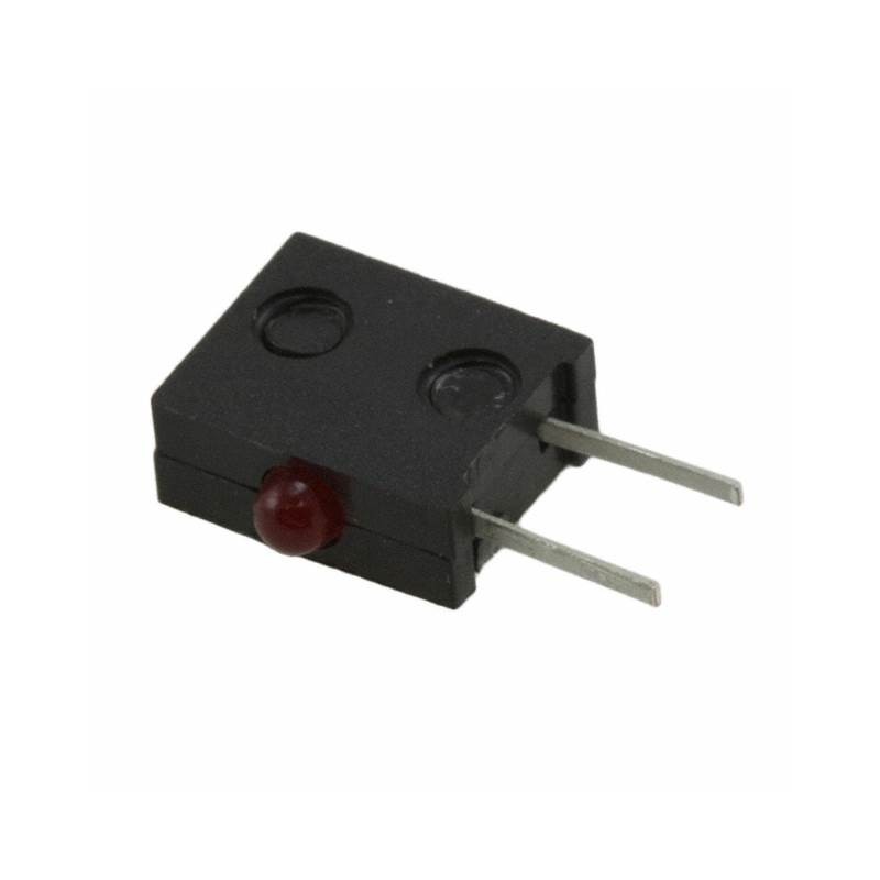 1 pcs : HLMP-6300-F0010 - LED CBI 1.91MM RED DIFF RA