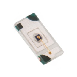 1 pcs : 150040VS73240 - LED GREEN CLEAR 0402 SMD