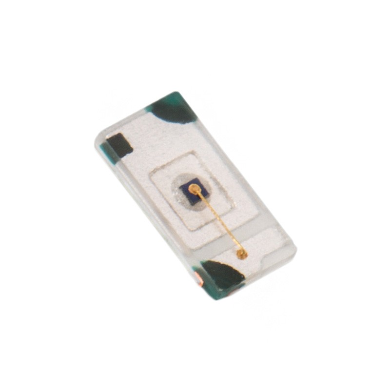 1 pcs : 150040VS73240 - LED GREEN CLEAR 0402 SMD