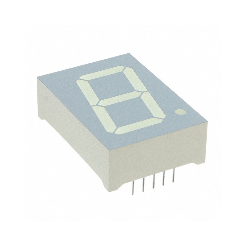 1 pcs : SA10-21EWA - DISPLAY 7-SEG 1' SGL RED 10DIP