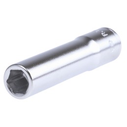 1 pcs - Facom 1/4 in Drive 7mm Deep Socket, 6 point, 50.5 mm Overall Length