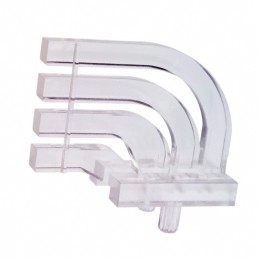 1 pcs : LPF-S014331S - LIGHT PIPE 3.2X3.18MM 4POS RECT