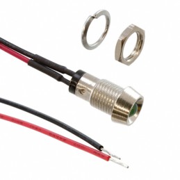 1 pcs : MPR5GDW12.0 - LED PANEL INDICATOR GRN 2.1V