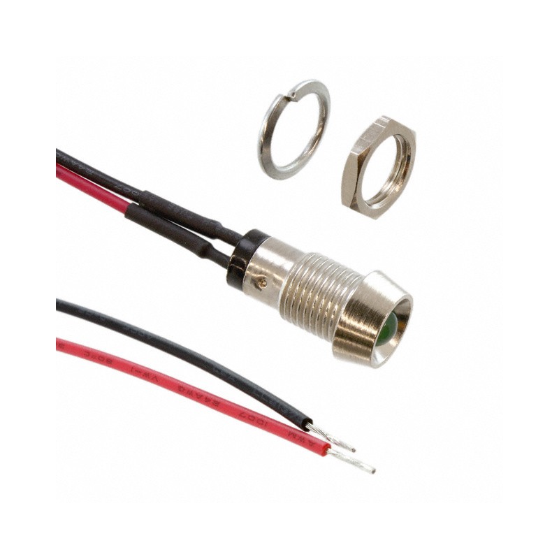 1 pcs : MPR5GDW12.0 - LED PANEL INDICATOR GRN 2.1V