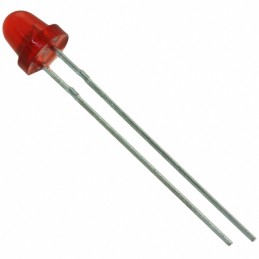 1 pcs : MV50154 - LED RED DIFF BULLET T-1 3/4 T/H