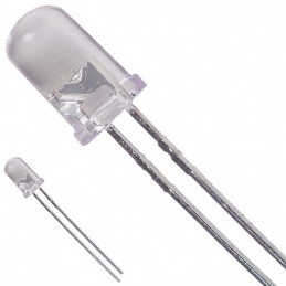 1 pcs : 5219946F - LED BLUE CLEAR 5MM T/H