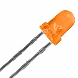 1 pcs : SLR-322DC3F - LED ORANGE CLEAR T-1 T/H
