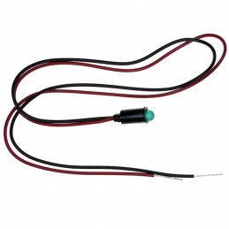 1 pcs : 5590203007F - LED SNAP-IN PANEL 5MM 12V GREEN