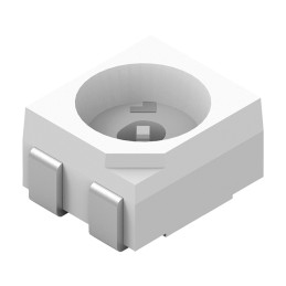 1 pcs : 150141BS73130 - LED BLUE CLEAR 4PLCC SMD