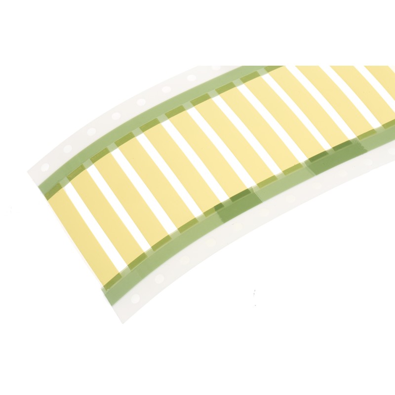 1 Box of 250 - TE Connectivity HX-SCE Yellow Heatshrink Labels, 50mm Width, 1000 Qty