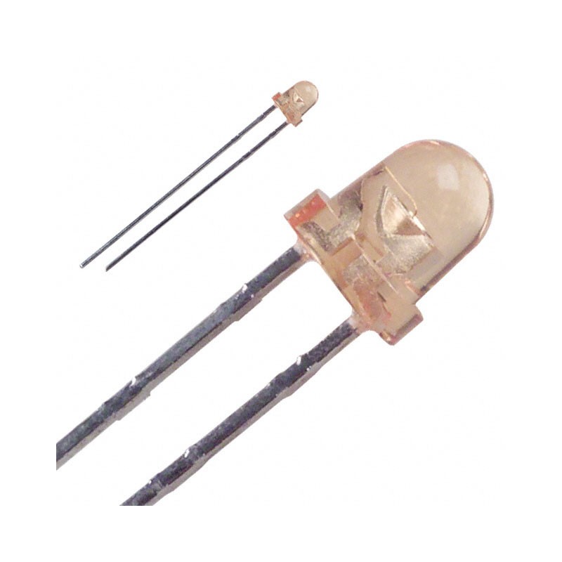 1 pcs : SLR-332DC3F - LED ORANGE CLEAR T-1 T/H