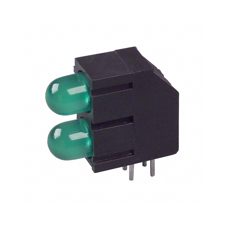 1 pcs : SSF-LXHM250GGD - LED CBI 5MM BI-LVL GREEN RA