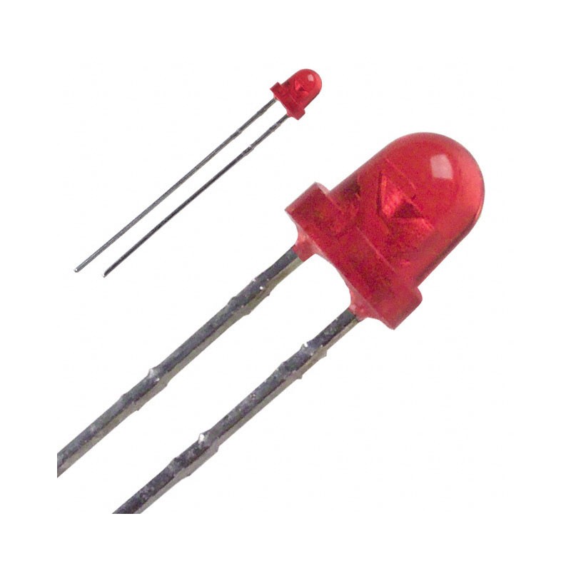 1 pcs : SLR-332VRT32 - LED RED DIFFUSED T-1 T/H