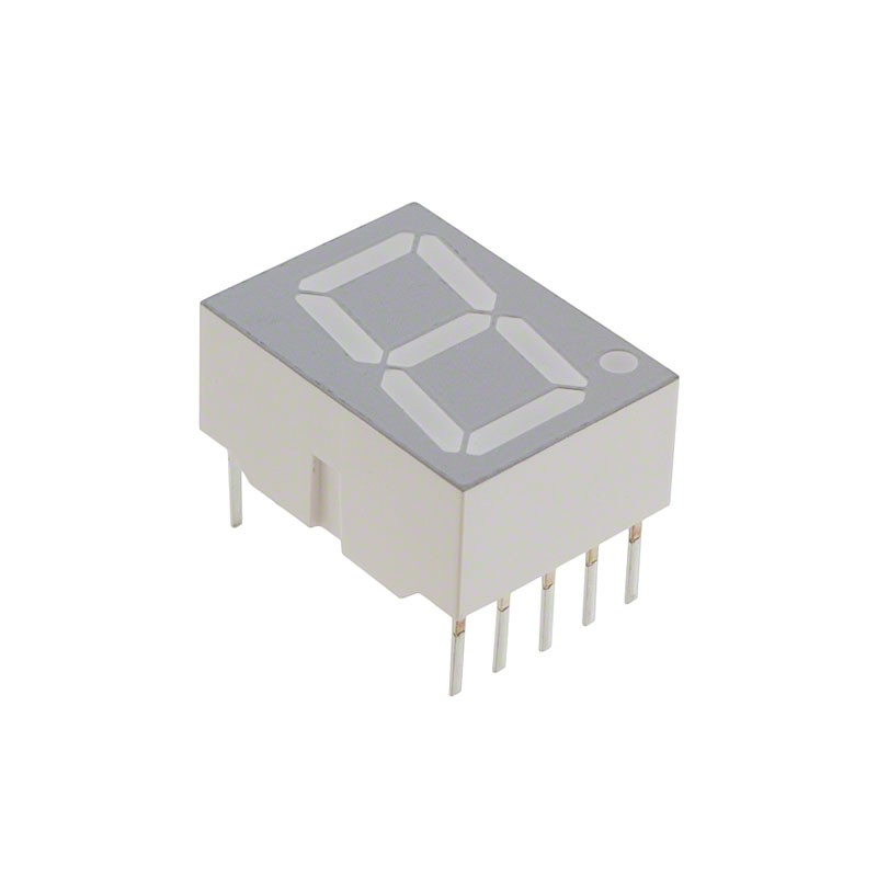 1 pcs : HDSP-5703 - DISPLAY 7SEG 0.56' SGL YLW 10DIP