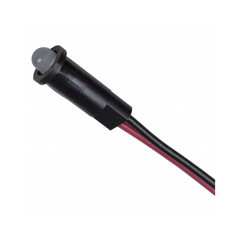 1 pcs : 5580803007F - LED 3MM BLUE WHT DIFF PANEL MOUN