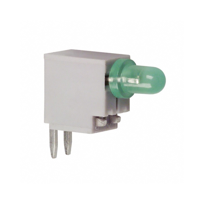 1 pcs : SSF-LXH4RAGD - LED CBI 3MM GRN RA PCMNT