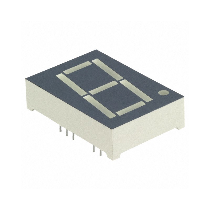 1 pcs : SA10-11EWA - DISPLAY 7SEG 1.02' SGL RED 14DIP