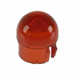 1 pcs : 4341 - LENS RED WIDE SNAP-IN