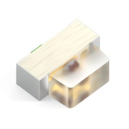 1 pcs : XZDGK87W - LED GREEN CLEAR 2SMD R/A