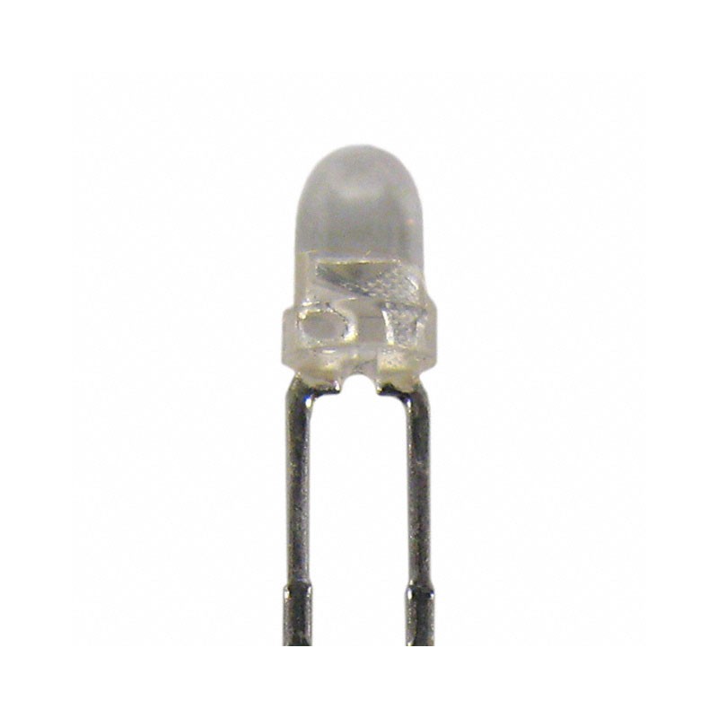 1 pcs : XLDG11W - LED GREEN CLEAR T-1 T/H