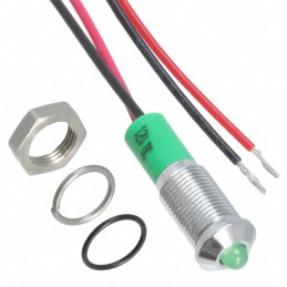 1 pcs : Q6P3CXXG12E - LED PANEL MOUNT INDICATOR GRN