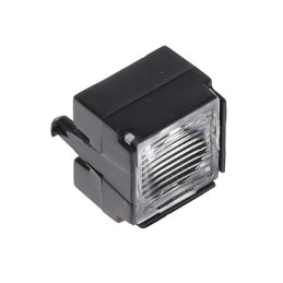 1 pcs : CP12943_LARISA-O-CLIP16 - LENS CLR ELLIPTICAL/OVAL SNAP-IN