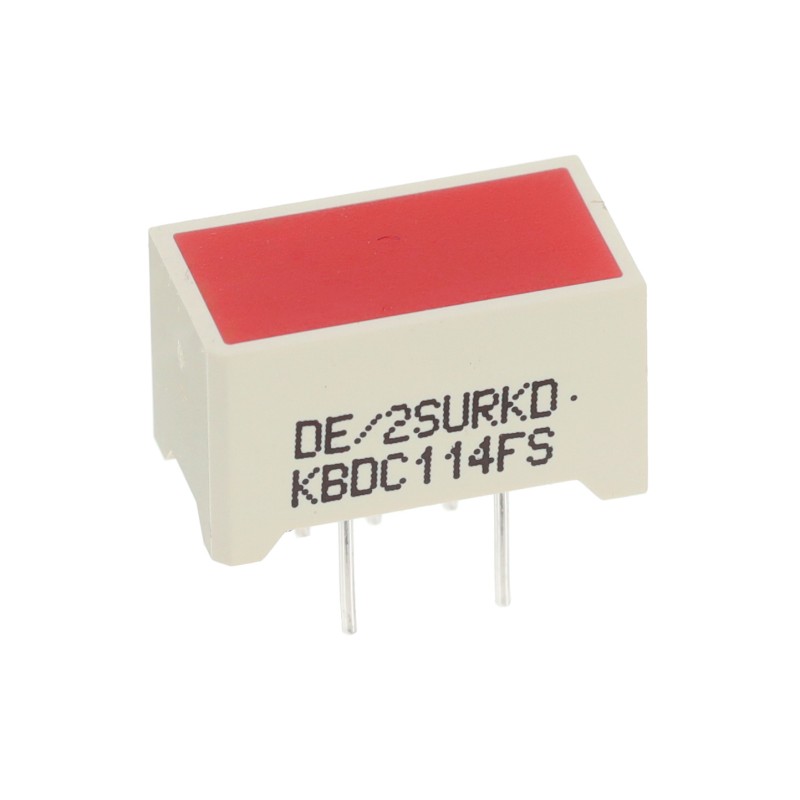 1 pcs : DE2SURKD - LED LGT BAR 14X7.5MM RED