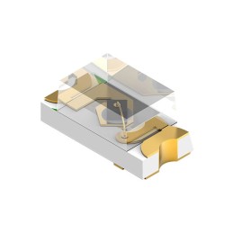 1 pcs : 150060AS75003 - LED AMBER CLEAR 0603 SMD